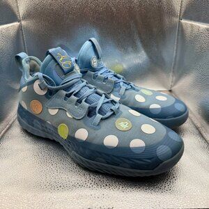 Size 12.5 Adidas Harden Vol. 5 Futurenatural Blue Polka Dot Mens Sneakers GX6146